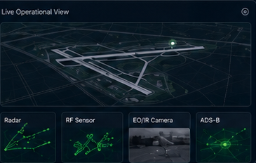 Airspace SOC staged operator view