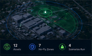 SwarmSim site model